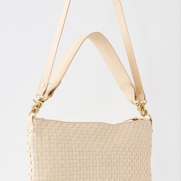 Clare V Moyen Messenger Bag - White Cream / Buttercream - Picture 11 of 11